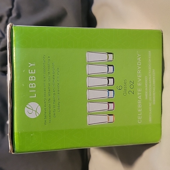 Vintage Libbey Troyano Double Shot Glasses In Multiple Colors - Picture 2 of 5